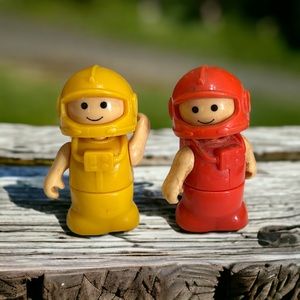 Set of 2. Vintage Little People. SCUBA